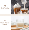 500WAutomatic milk heater cold / hot milk foam foam 300ml LED Touch cappuccino protein powder mixer cold foam 360¬∞, rotating base can adjust the temp